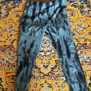 Lululemon Athletica Blue and Black Leggings